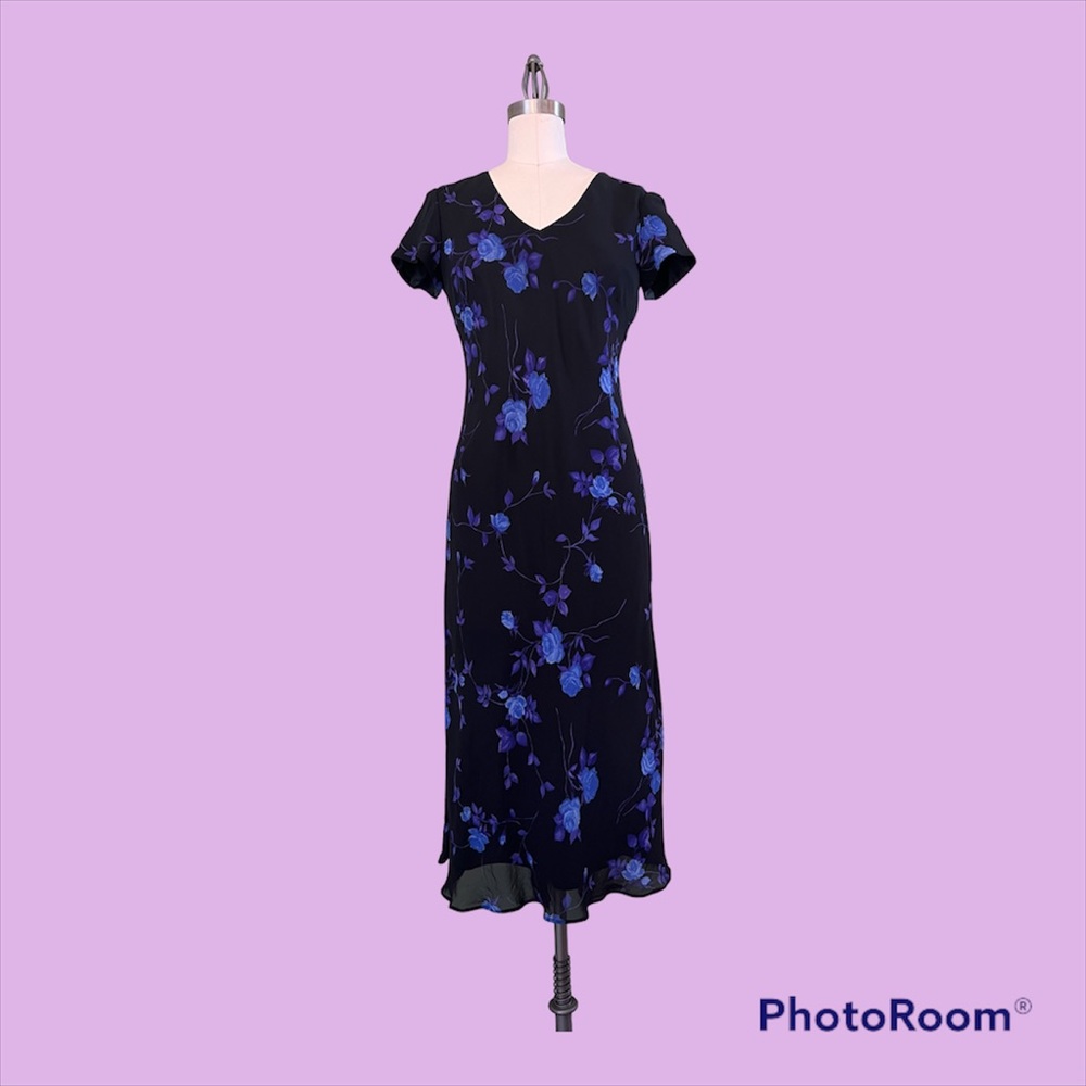 90’s Style Floral Print Dress